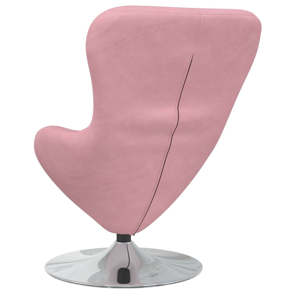 Draaifauteuil Roze – Fauteuil – Loungestoel – Relaxstoel – Zitzak – Fluwelen Bekleding – 360 Graden Draaibaar