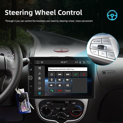 Autoradio Single DIN – Auto Multimedia Speler – Draaibaar Scherm – Touchscreen Radio – CarPlay Android Auto – 10,4 Inch HD Scherm – AHD Camera Ondersteuning