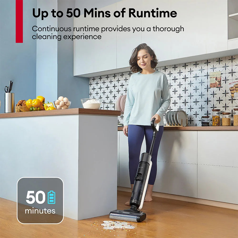 Ultenic AC1 Elite Cordless Vacuum And Mop with Self-Cleaning, 3 Cleaning Mode, Up to 50min Runtime, Smart Dirt Detection, LCD - QUORE