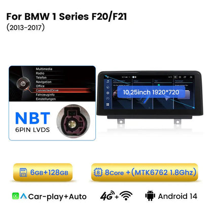 Android 14 Multimedia Speler – Auto Radio – Infotainmentsysteem – Navigatie Systeem – Entertainment Module – 10,25 Inch Touchscreen – Draadloos Apple CarPlay & Android Auto