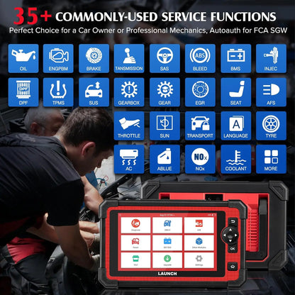 OBD Scanner - OBD2 - Auto Scanner - Auto uitlezen - Diagnose Apparatuur voor Auto's - Bidirectioneel Gereedschap - 35+ Reset Functies - ECU Codering - CANFD - DOIP - Actieve Test - EU Versie