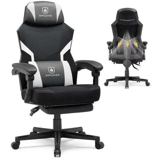 Bureaustoel – Kantoorstoel – Gamingstoel – Werkstoel – Mesh Stoel – Ademend Mesh Materiaal – Instelbare 135° Kantelfunctie