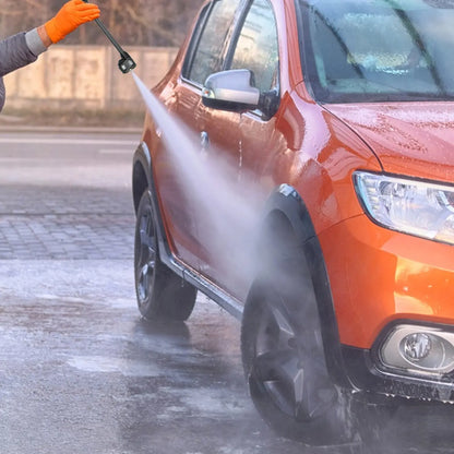 Hogedrukreiniger - Hogedruk Auto-Wasser - Hogedrukspuit  - met Accu - 6-in-1 - Draagbare Autowas - 18V - 200 Bar - 5M Slang - 2 Batterij