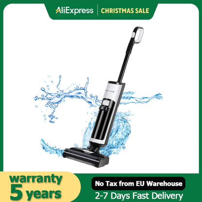 Liectroux i7 Pro Cordless Vacuum Cleaner for Wet And Dry Cleaning, Smart Washing for Home Multi Surface Floor,14Kpa, Self-drying - QUORE