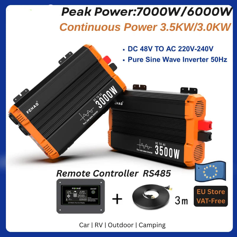 Zonne-omvormer – Solar Omvormer – Hybride Omvormer – MPPT Inverter – 6.2KW Vermogen – 48V Input – 120A MPPT Laadregelaar – Zuivere Sinusgolf Uitgang - QUORE