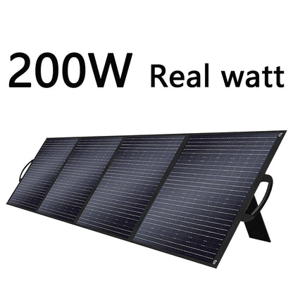 Opvouwbare Zonnepanelen – Draagbare Zonnepanelen – Camping Zonnepaneel – Solar Paneel – 200 Watt – Lichtgewicht – Weerbestendig