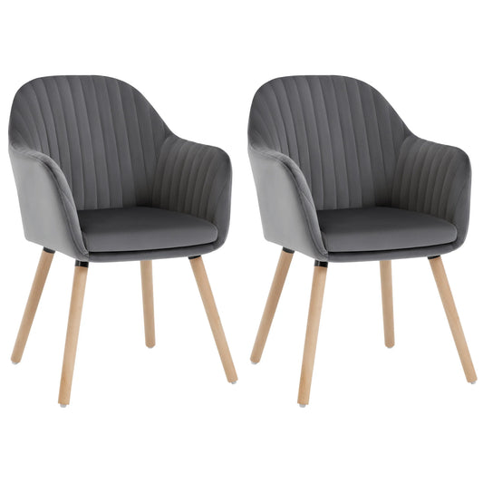 Barstoel – Barkruk – Barstoelen – Keukenstoel – Kruk – Verstelbare Zithoogte 77-98 cm – Zachte Donkergrijze Velvet Bekleding