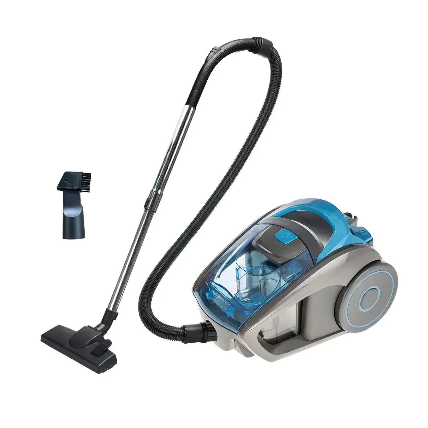 Stofzuiger - Vacuum Cleaner - Snoervacuüm - Multi-Cyclonische Filtratie - Draagbaar - Zonder Zak - voor Harde Vloeren Tapijten - Dierenhaar - 2500W - 220V - 50/60Hz - 15000PA - Blauw