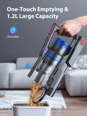 Cordless Stick Vacuum Cleaner - Stick Vacuum Cleaner - Vacuum Cleaner - Cordless Stick Vacuum Cleaner - Powerful Suction - 1L Dust Container - 450W - 36KPA - for pets and household appliances