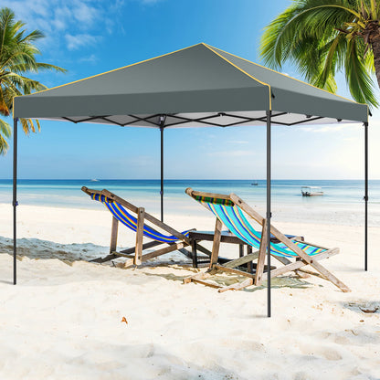Tuinpaviljoen – Tuinkamer – Tuinoverkapping – Pop-Up Tent – 3x3 Meter – Waterdicht – UV-Bescherming - Grijs