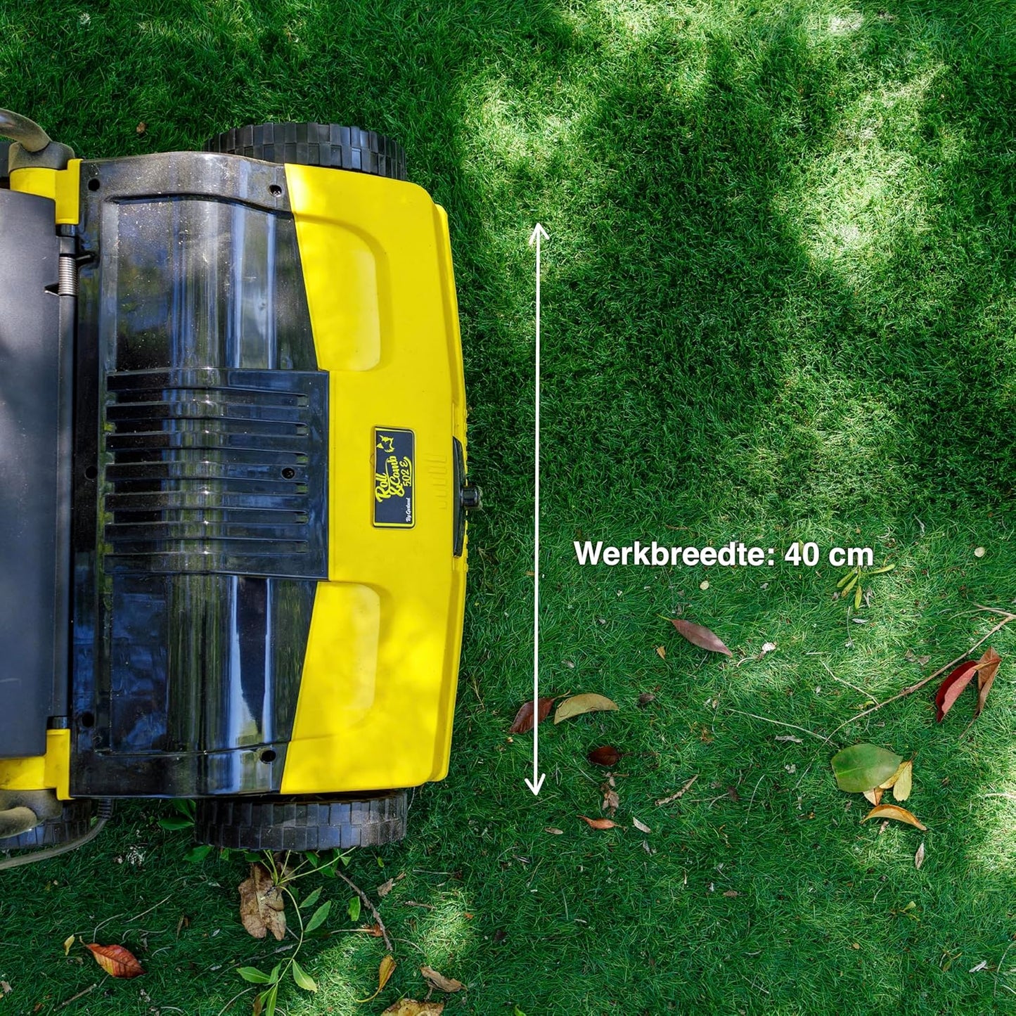 Kunstgrasveger – Kunstgrasborstel – Grasveger – Elektrische Veegmachine – Kunstgrasreinigingsmachine – 1600 Watt Plug-in Motor – Verstelbaar Inklapbaar Stuur
