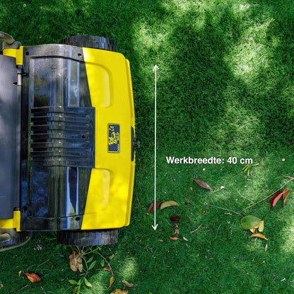 Kunstgrasveger – Kunstgrasborstel – Grasveger – Elektrische Veegmachine – Kunstgrasreinigingsmachine – 1600 Watt Plug-in Motor – Verstelbaar Inklapbaar Stuur