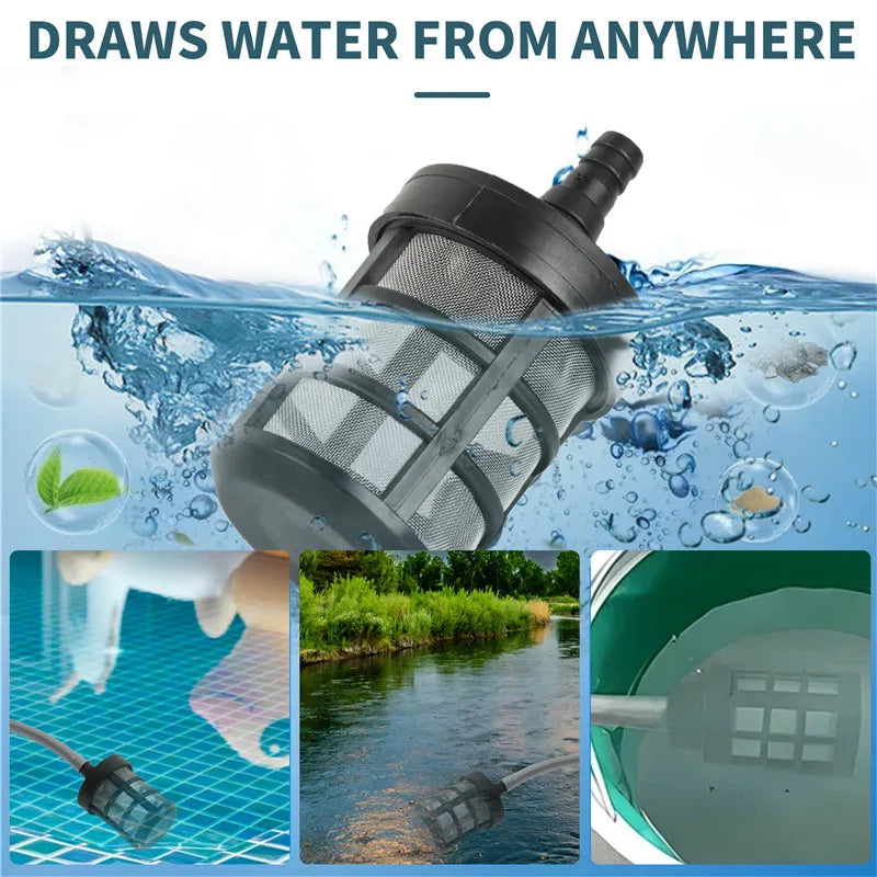 Elektrische Hogedruk Waterpistool - Hogedrukreiniger - Hogedrukspuit - Hogedruk Auto-Wasser - 200Bar - Brushless - 6-in-1 - 18V - Draadloze - 1 Batterij
