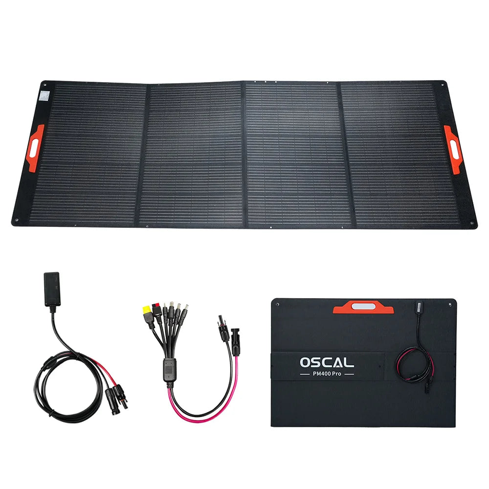 400W Opvouwbaar Zonnepaneel – Draagbaar Zonnepaneel – Flexibel Solar Paneel – Camping Zonnepaneel – Outdoor Zonne-energie – Hoge Zonnecel Efficiëntie 23%+ – IP67 Waterdicht & Stofbestendig