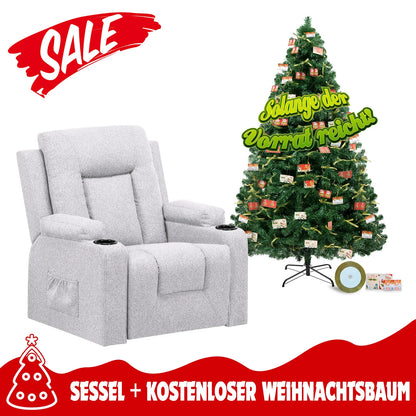 Relaxfauteuil – Relaxstoel – Fauteuil – Elektrische Stoel – Sta-op Stoel – Verstelbaar Met Luchtkussensysteem – Kunstkerstboom Met Stabiele Metalen Stand