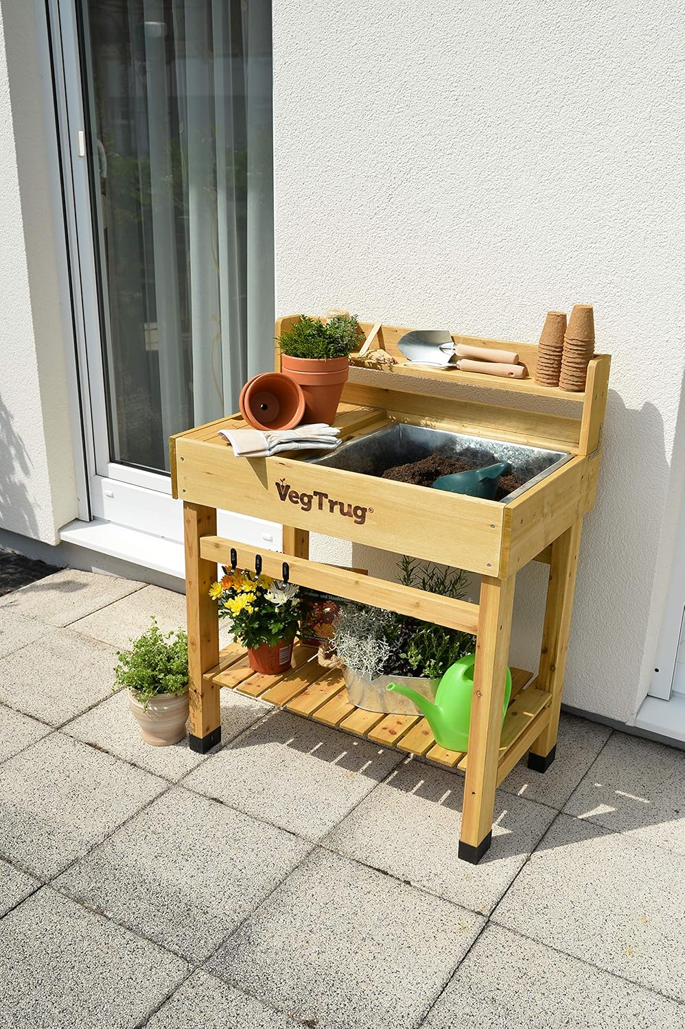 Deluxe Potting Table - Natural (FSC 100%)