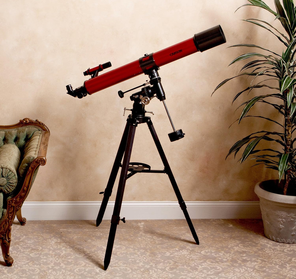 Carson Red Planet 50-100x90mm Refractor Telescope For Astronomy (RP-400)