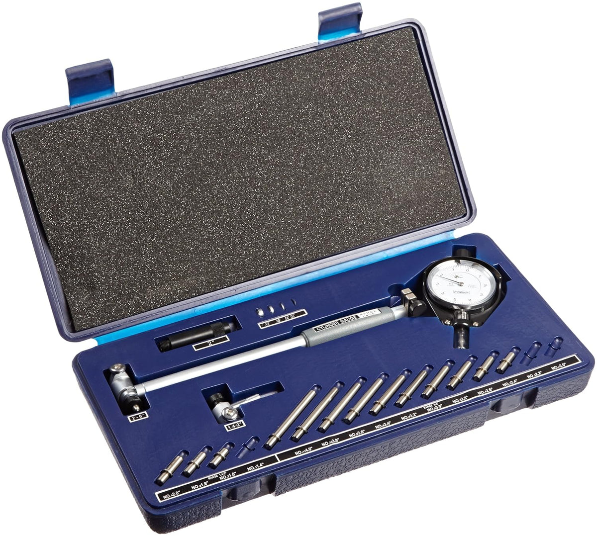 Fowler Volledige Garantie Extender Dial Bore Gage Kit, 52-646-500-0, 1.4-6 Meetbereik, 0.0001 Graduation Interval door Fowler
