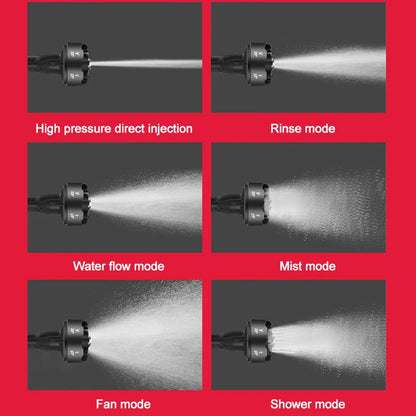Hogedrukreiniger - Terrasreiniger - Waterpistool - Draadloze - Elektrische - 30000mAh Accu - 200 Bar -  6-in-1 Spuitpistool - Pressure Washer - en Verstelbare Nozzle - Autowasser en Tuinreiniger – Inclusief 1x Accu