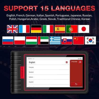 Autodiagnose Apparaat – OBD2 Scanner – Foutcode Lezer – Uitleesapparaat – Autodiagnosesysteem – 28 Resetfuncties – 32GB ROM & Gratis Levenslange Updates