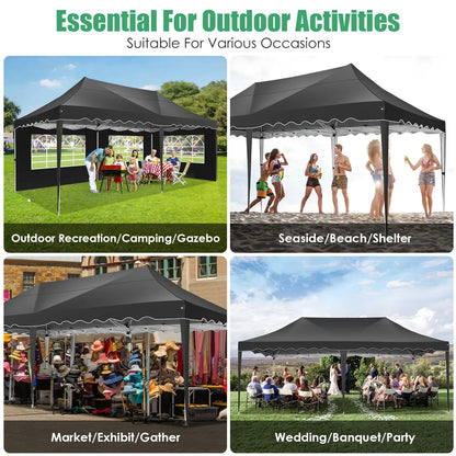 Partytent – Tent – Overkapping – Tuin Tent – 3x6 Meter – Waterdicht – UPF 50+ Bescherming - Blauw - QUORE