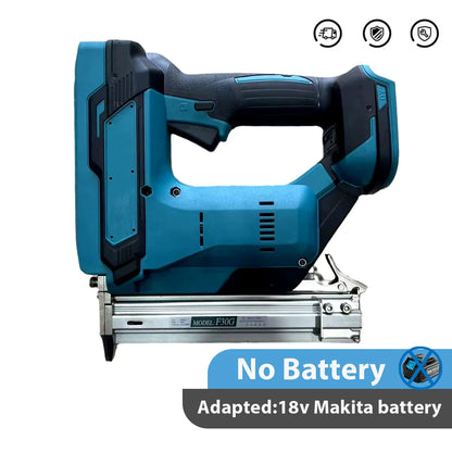 Tacker - Spijkerpistool - Elektrische - Brushless Motor - 18V Accu - Ergonomische Handgreep - Nagelmachine - voor Houtbewerking - Zonder Accu - QUORE