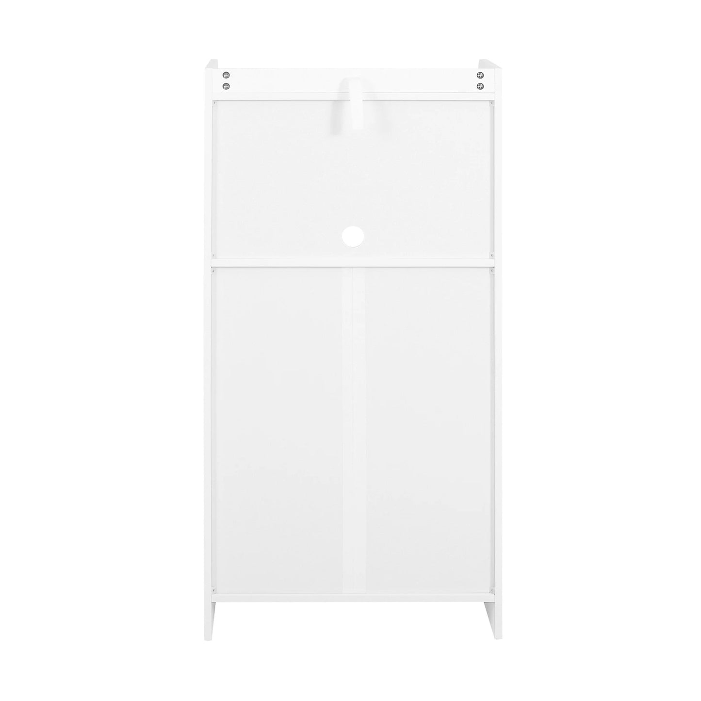 SoBuy FSB47-W Sideboard with 2 shelves and 2 doors microwave wardrobe dresser Kitchen wardrobe hallway wardrobe side wardrobe