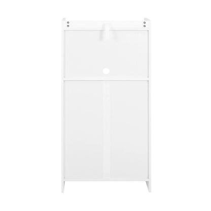 SoBuy FSB47-W Sideboard with 2 shelves and 2 doors microwave wardrobe dresser Kitchen wardrobe hallway wardrobe side wardrobe