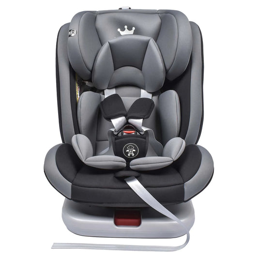Baby Autostoel - Baby-Autostoeltje - Baby Autostoel Draaibaar - Autostoel - 360° Draaibaar - 5-punts veiligheidsgordel - Kinderautostoel - 9-36kg - 0-12 Years - Grijs