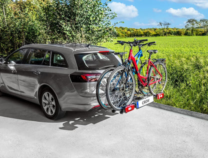 Fietsendrager – Fietsdrager – Trekhaakdrager – Fietsrek – Draagrek – Geschikt voor 2 Fietsen – Diefstalbeveiliging – Geschikt voor E-bikes