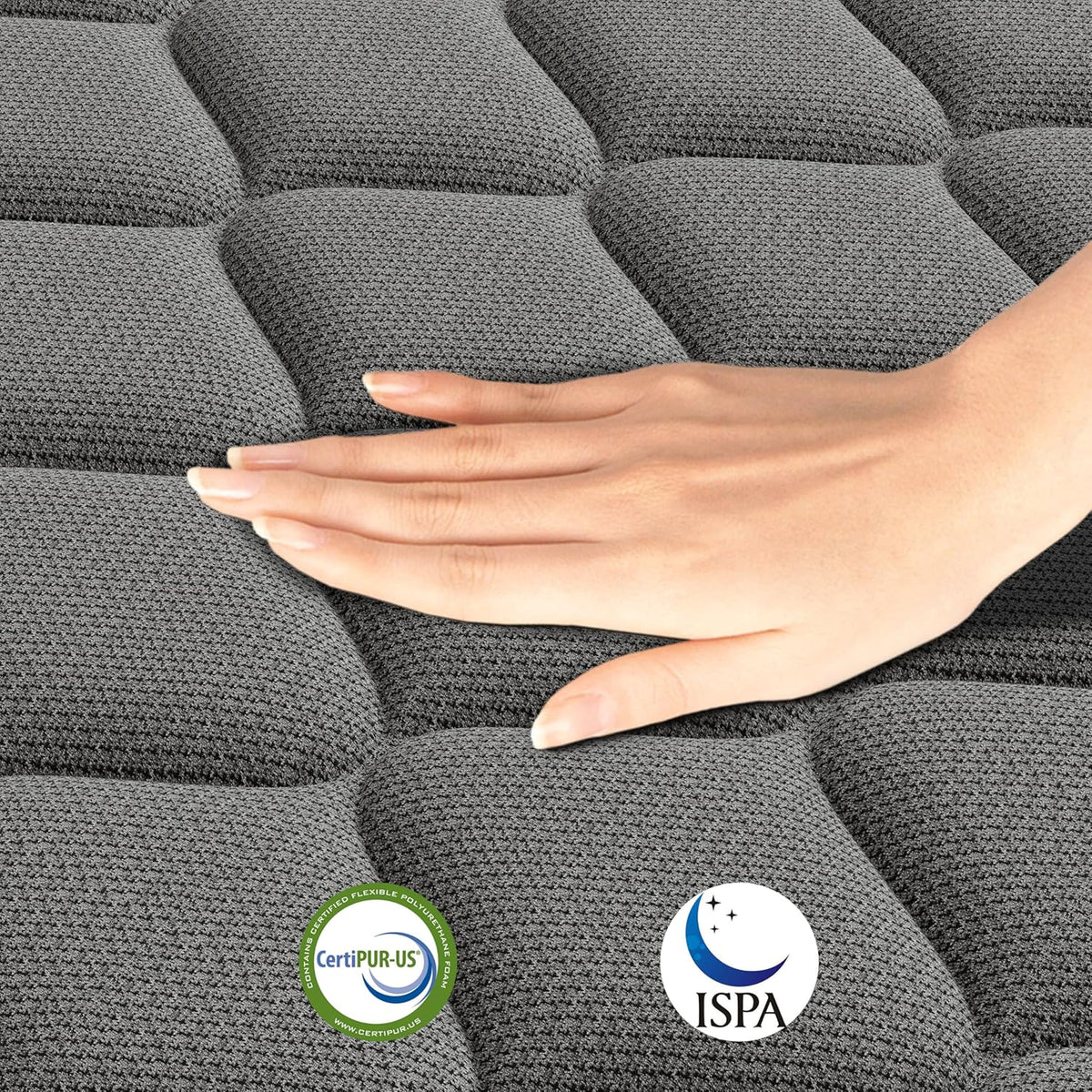 Matras 160 x 200 cm, boxspringbed, hardheidsgraad H3, geschikt voor kinderen en volwassenen, Öko-Tex gecertificeerd, ergonomisch matras met 7 zones, hoogte 20 cm