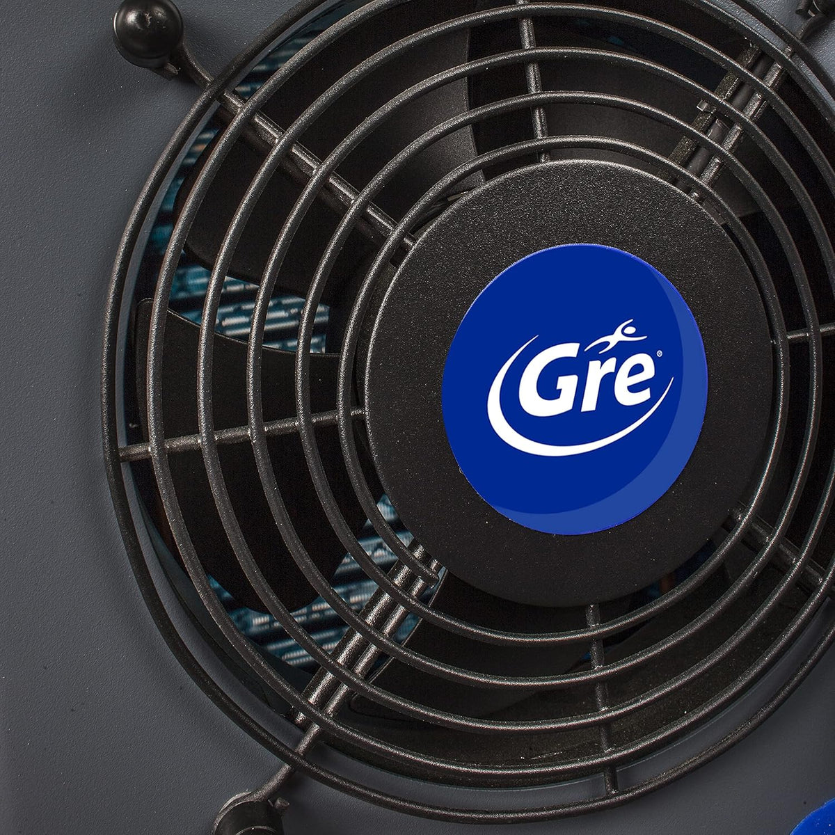 Gré HPM40 Mini Warmtepomp voor Bovengrondse Zwembaden tot 40 m3, Zwart HPM40