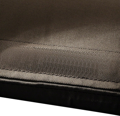 Classic Accessories Ravenna Patio Bank/Settee Kussen Slip Cover & Foam - Duurzaam Buitenkussen, Donker Taupe, 122 cm B x 45 cm D x 7,6 cm dik