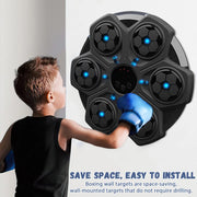 New Smart Music Boxing Machine Home Wall Target Trainer Games Toys Children Decompression With Bluetooth 3 Speed ​​Boxing Machine