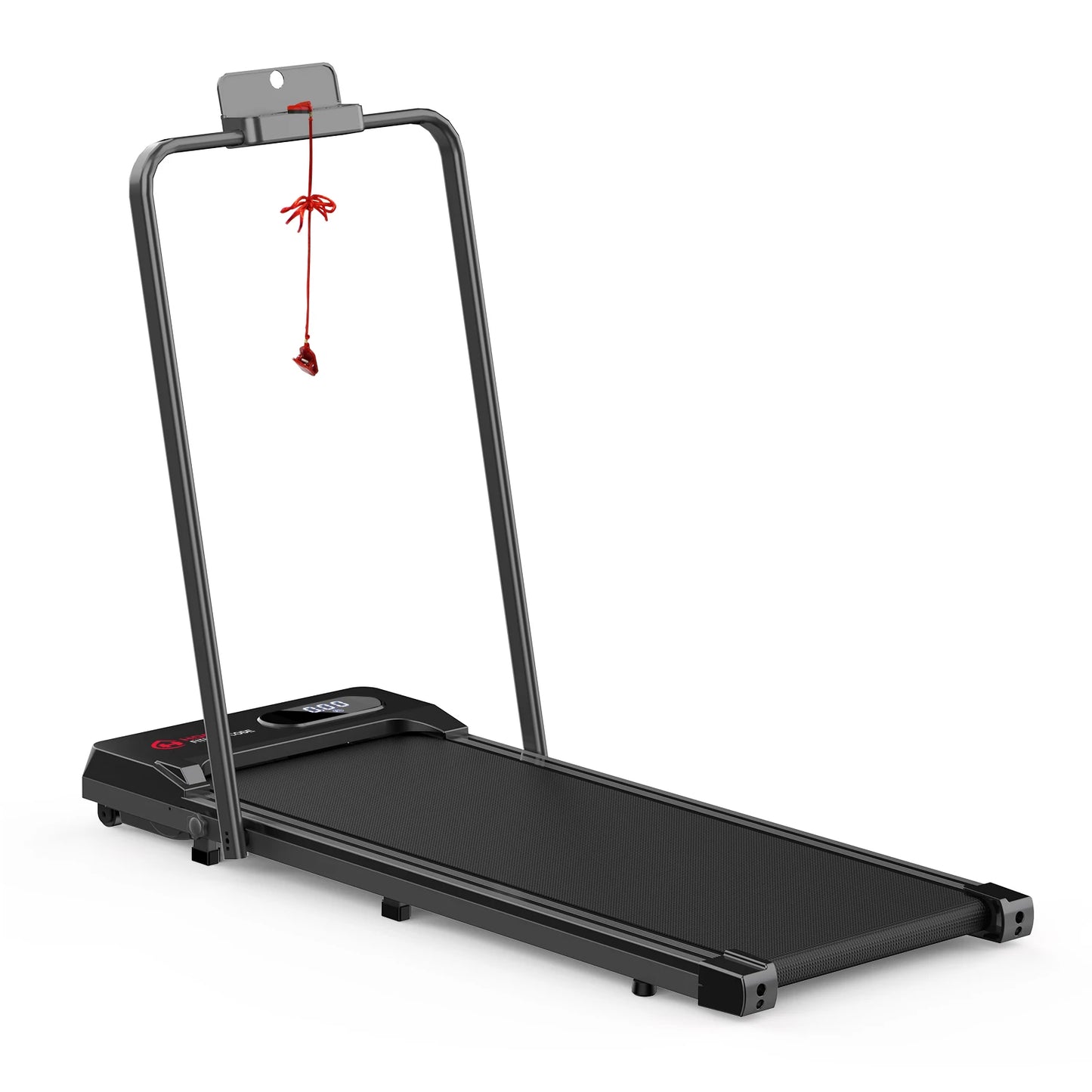 Loopband - Inklapbaar - 1-6 km/h - Wandelband - Pad - Wandel - Joggingmachine - met Afstandsbediening - 120 kg Gewichtslimiet - Thuisgymnastiek Eefening - Zwart - QUORE