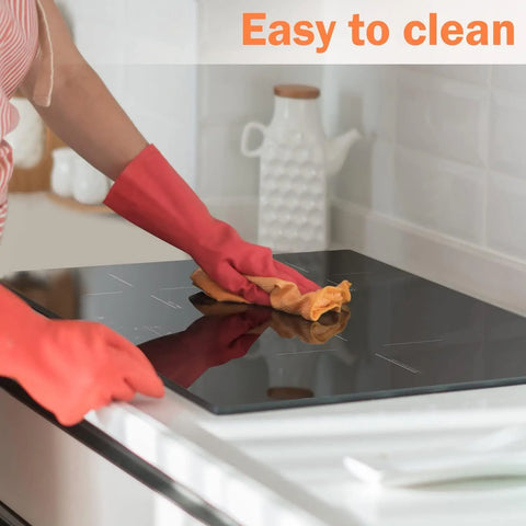 Inductie kookplaat - Induction Hob - Induction Cook Top - Inductie Fornuis - Elektrische Brander - 3-pits - 60 cm - Inbouw inductiekookplaat - Touch Control - Timer - Veiligheidsslot - 5200W - Zwart