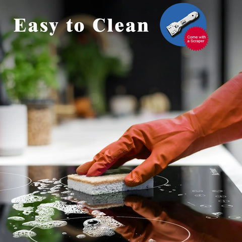 Inductie kookplaat - Induction Hob - Induction Cook Top - Inductie Fornuis - Elektrische Brander - 4 branders - met stekker - Touch Control - Timer Safety Lock - 3500W - Zwart