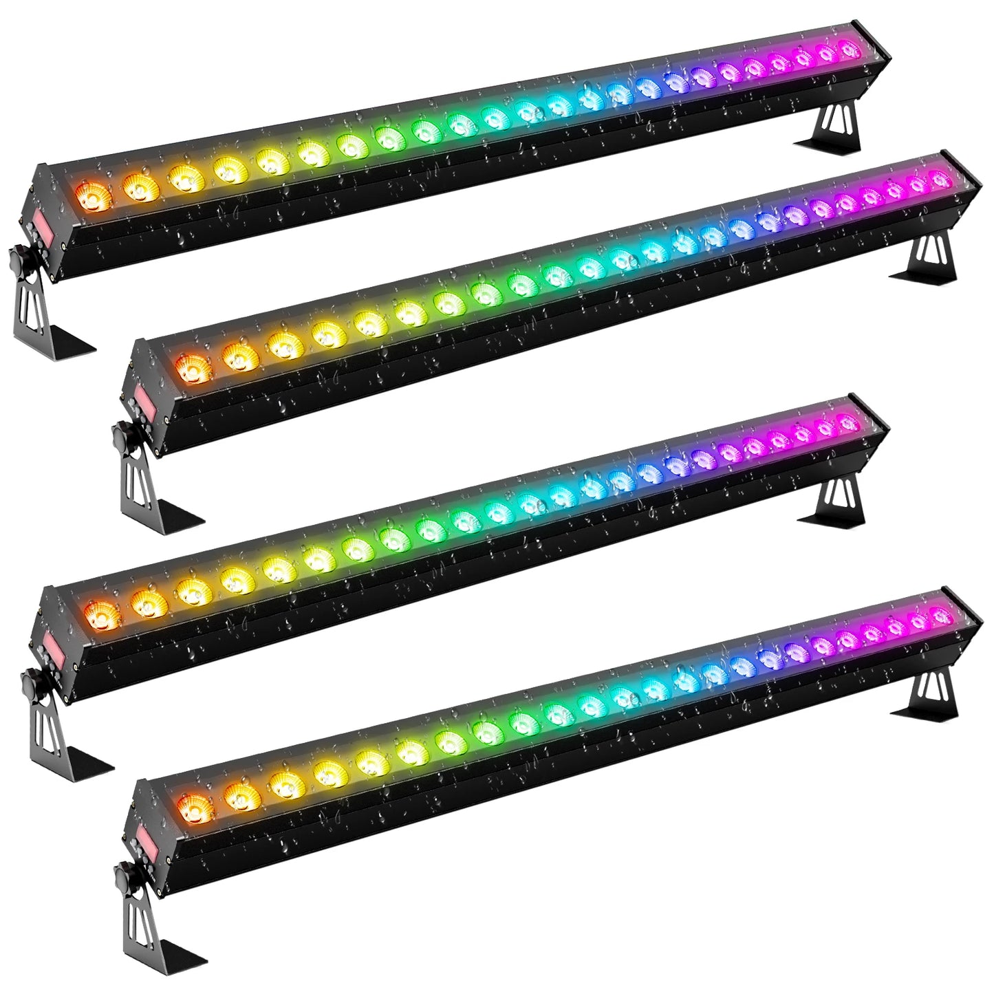 RGB Wall Washer – LED Wandlamp – Licht Bar – Tuinverlichting – Buitenlamp – IP65 Waterdicht – 4 Stuks 120W Met DMX-Controle