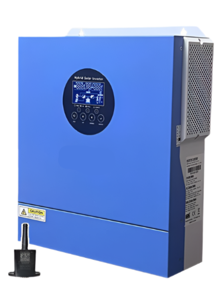 Solar Inverter – Zonne-Omvormer – MPPT Laadregelaar – 12V - 60A - 2000W Omvormer – WiFi Monitoring – Pure Sinusgolf Uitgang