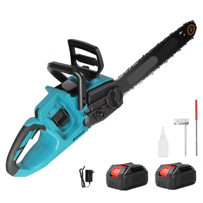 Kettingzaag - Snoeizaag - Takkenzaag - Handzaag -  Elektrische - 3500W - 16 Inch – Snoei- en Houtbewerkingsmachine - Gereedschap - Draadloos - Voor 18V Accu - Handzaag voor Tuin en Bos -Inclusief 2x Accu