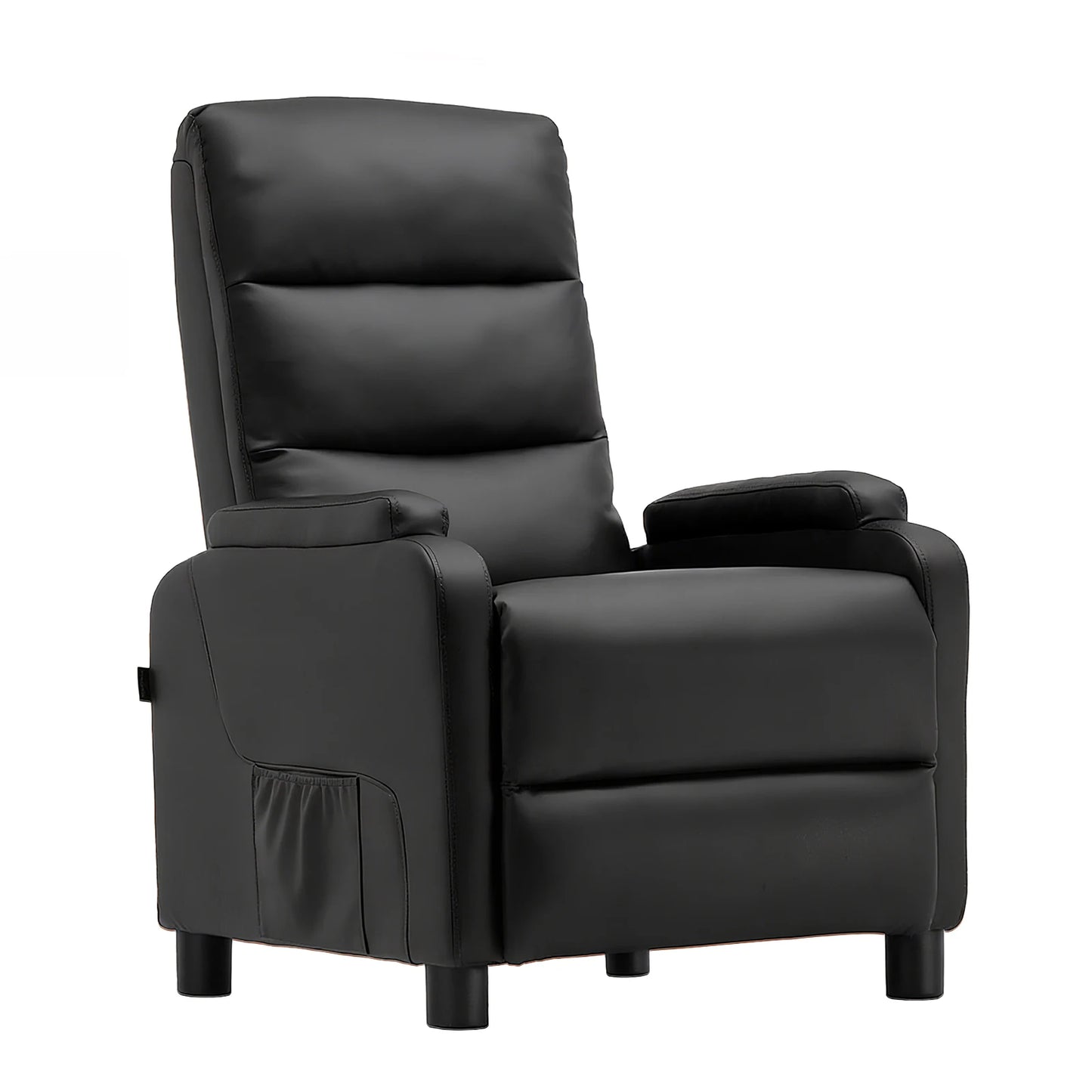 Relaxstoel – Relaxfauteuil – Verstelbare Stoel – Lounger – Zithoekstoel – Verstelbare Rugleuning 90-160° – PU Kunstleer Met Metalen Frame