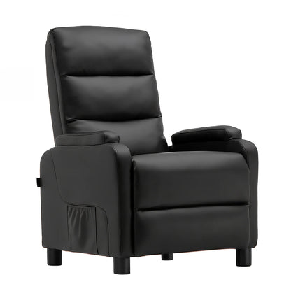 Relaxstoel – Relaxfauteuil – Verstelbare Stoel – Lounger – Zithoekstoel – Verstelbare Rugleuning 90-160° – PU Kunstleer Met Metalen Frame