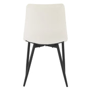 Dining Chair - Dining Chairs - Dining Chairs Set of 4 - Chairs Dining Chairs - Velvet Kitchen Chairs - with Backrest - for Living Room Restaurant - Black