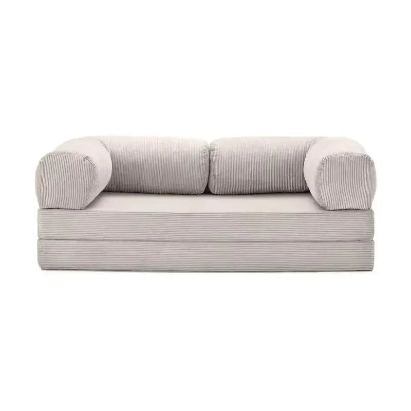 Bankstel – Hoekbank – 3-zitsbank – Slaapbank – Zetel – Retro Corduroy Stof – Verstelbare Luchtgecomprimeerde Zit – Lengte 200 cm