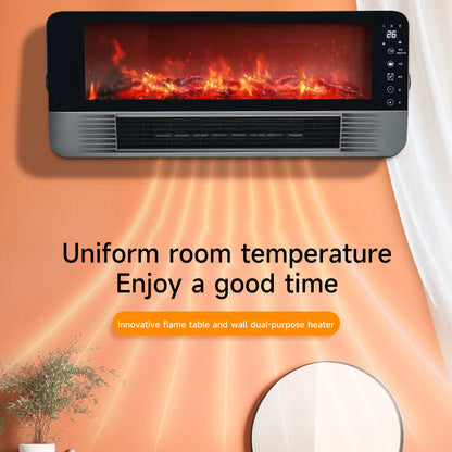 Elektrische Kachel - Draagbaar - Wandgemonteerde verwarmingsventilator - Heteluchtblazer Verwarming voor thuis - Winterverwarming Airconditioner - Efficiënte Verwarming - Instelbaar Vermogen - Grijs
