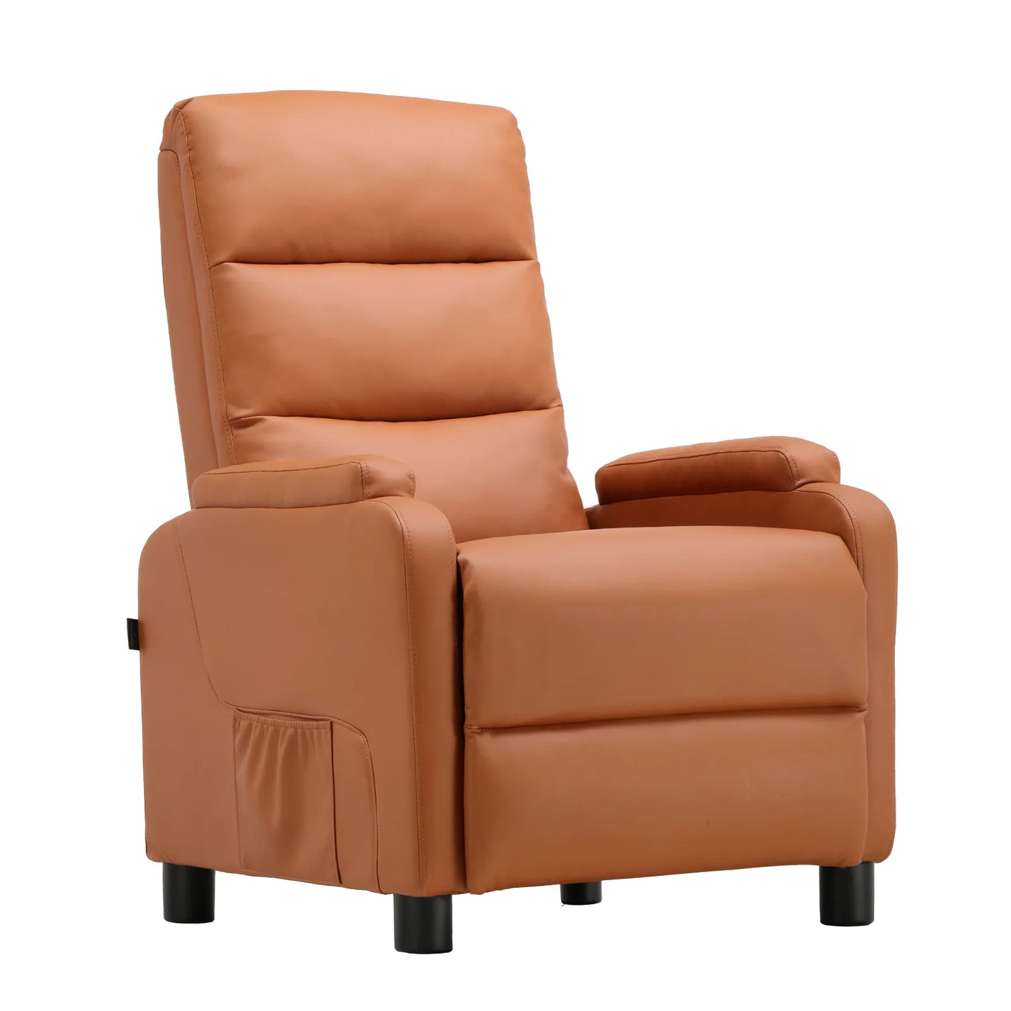 Relaxfauteuil – Relaxstoel – Zetel – Lounger – Fauteuil – Verstelbare Rugleuning 90-160° – PU-leer Zwart