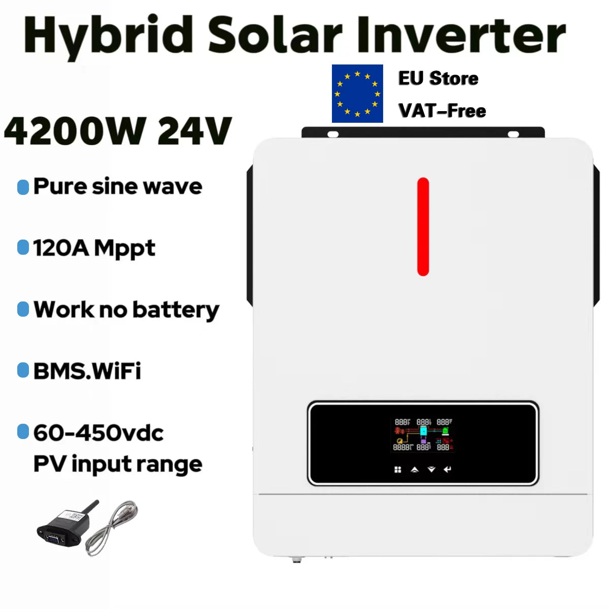 Zonne-energie Omvormer – Solar Omvormer – PV Omvormer – Inverter – 4200W Vermogen – MPPT Technologie