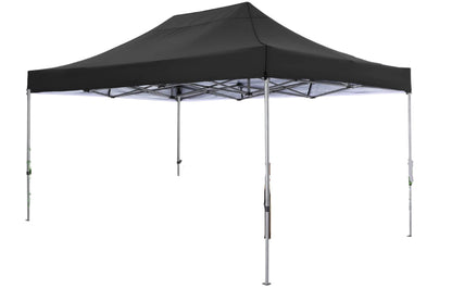 Partytent - Pop-Up Partytenten - Easy up Tent - Vouwtent - Party Tent Opvouwbaar - 3x4.5m - Canopy Tent - Waterdichte - voor Tuin Evenementen - en Feesten - Zonwering - voor Feest - Tuin - Camping of Markt - Zwart