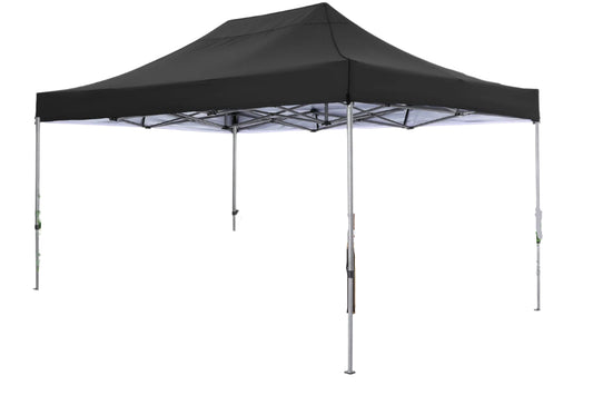 Partytent - Pop-Up Partytenten - Easy up Tent - Vouwtent - Party Tent Opvouwbaar - 3x4.5m - Canopy Tent - Waterdichte - voor Tuin Evenementen - en Feesten - Zonwering - voor Feest - Tuin - Camping of Markt - Zwart