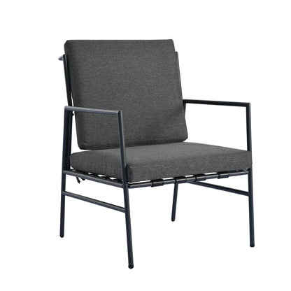 Buitenbank Set – Tuinbank – Tuinmeubel – Balkonbank – Polyester Kussens – Verzinkt Stalen Frame – Draagkracht 150 Kg - Grijs